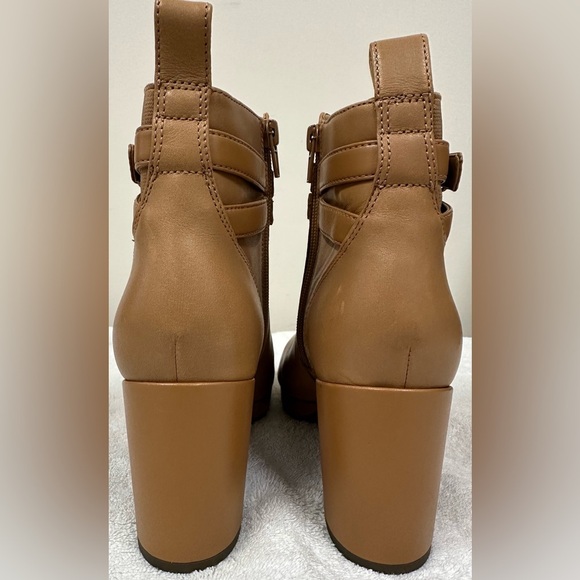 Vionic Nella Women's Boots Size 8 Napa Tan Leather Comfort Platform Booties - Picture 7 of 9